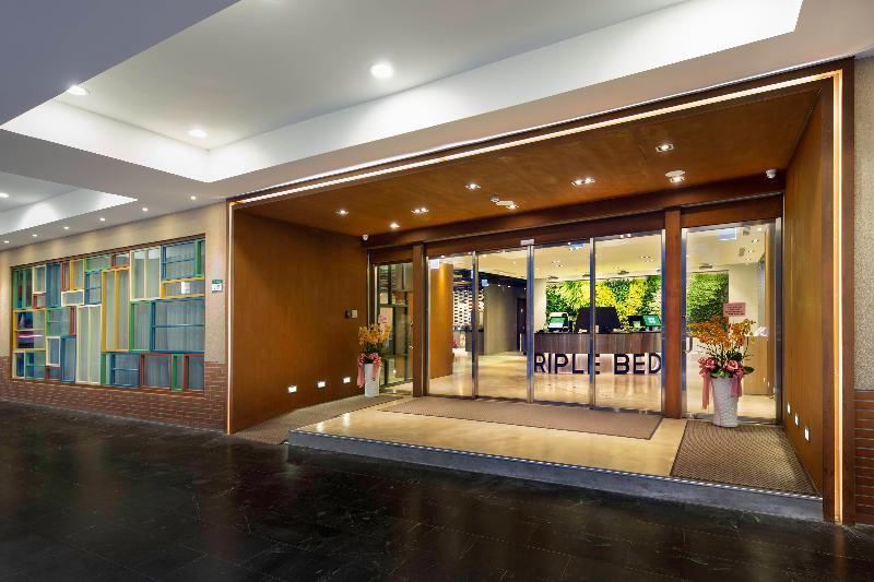 ホテル グリーン ワールド トリプル ベッズ 台北市 エクステリア 写真
